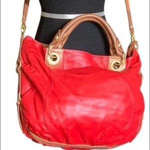 Great Condition! Red bag with strap